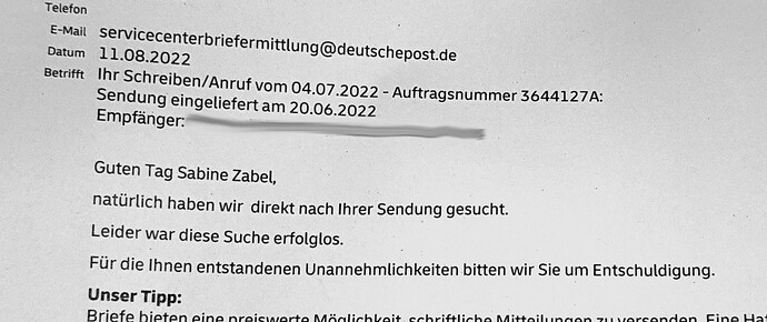 nachforschungsauftrag