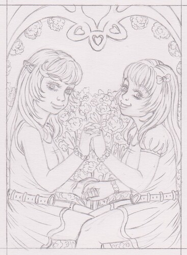 Das Zwillingspaar Skizze