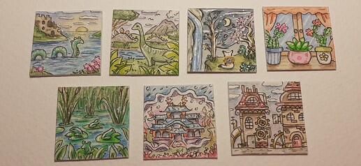 Gemalte Inchies (Bamboo)