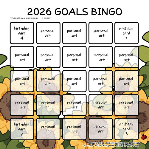 Art bingo 2026