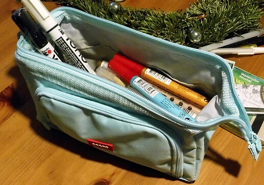 Adventskalender Federtasche