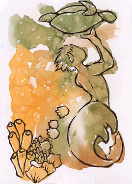 #664 Hello little turtle