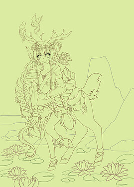 digitale Kakao #1 Outlines