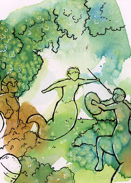 #663 Naga vs Centaur