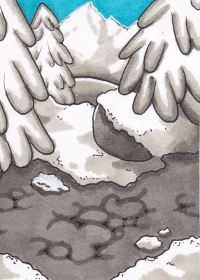 Kakao-Karte 27 (Schneepfad)