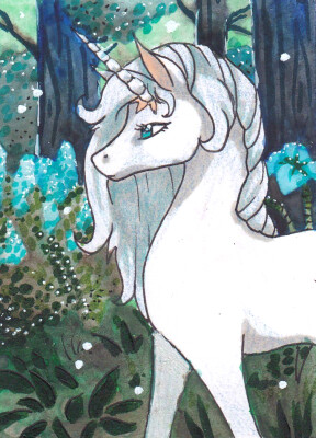 Kakao-Karte 58 (Das letzte Einhorn)