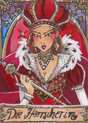 Kakao-Karte 50 (Die Herrscherin)