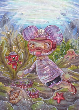 Chocoberry Unterwasser