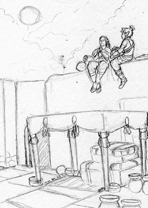 Mitternachtssnack-skizze