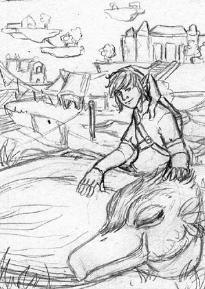 #391 Himmelsfreundschaft-skizze