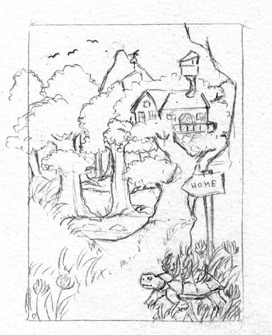 #331 a day at turtle tree house-skizze copy