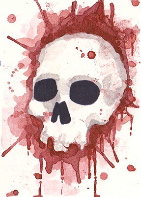 Kakao-Karte 09 - Blutrot