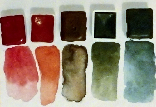 Aquarellfarben von Tarabel kl